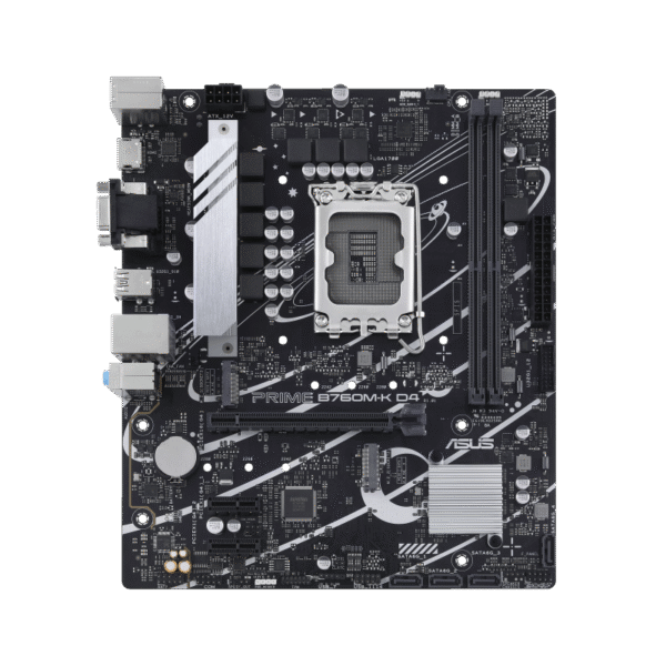 Asus Prime B760M-K D4 Intel 12/13/14th Gen microATX Motherboard - Image 2