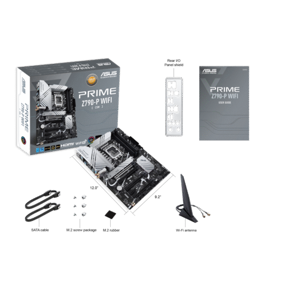 Asus Prime Z790-P Wifi-CSM DDR5 Intel 12/13th Gen ATX Motherboard - Image 2