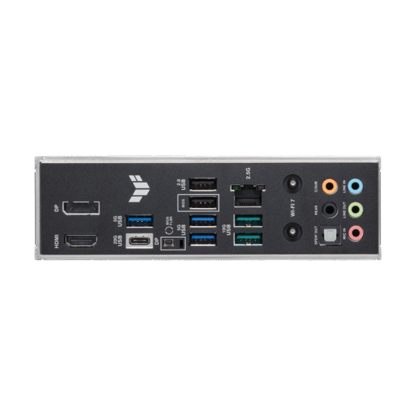 Asus Tuf Gaming B860-Plus Wifi B860 LGA 1851 ATX Motherboard, Intel Core Ultra Series 2 Ready, Advanced AI PC-Ready, 12+1+2+1 Stages, DDR5, PCIe 5.0, 3X M.2, Wi-Fi 7, 2.5Gb LAN, USB 20Gbps Type-C - Image 3