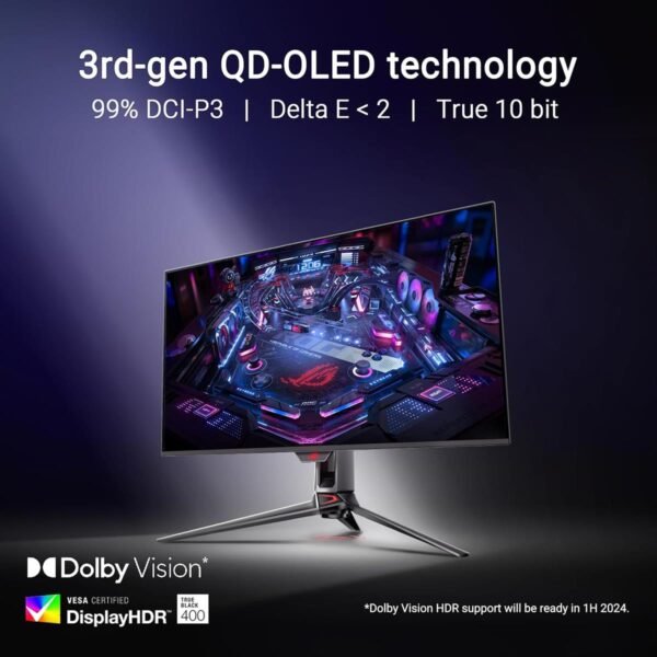 Asus Rog Swift OLED PG32UCDM - 240Hz 4K UHD 32" Gaming Monitor - Image 4