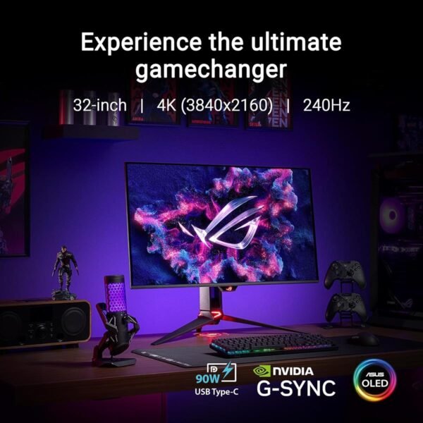 Asus Rog Swift OLED PG32UCDM - 240Hz 4K UHD 32" Gaming Monitor - Image 2
