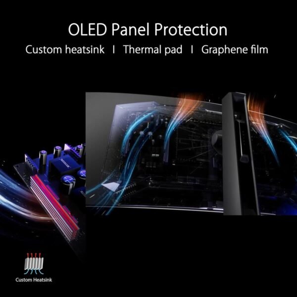 Asus Rog Swift OLED PG49WCD - 144Hz 1440p DQHD VA 49" Curved Gaming Monitor - Image 2