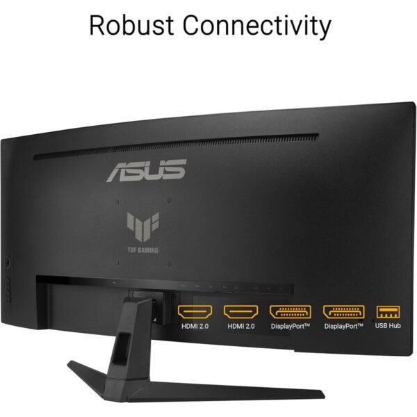 Asus Tuf Gaming VG34VQ3B 34” Ultra-Wide Curved Monitor – 21:9 QHD (3440x1440), 180Hz, 1ms, VA Panel, Extreme Low Motion Blur Sync, FreeSync Premium, Speaker, 90% DCI-P3, DisplayWidget Center - Image 3
