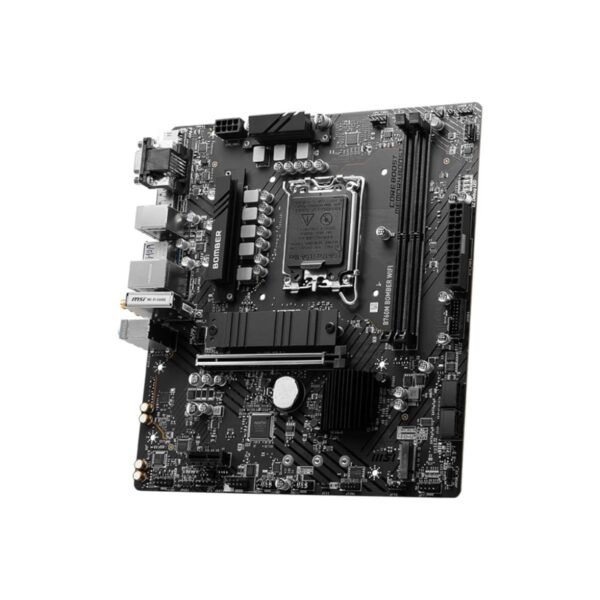 MSI B760M Bomber Wifi DDR5 Intel 12/13/14th Gen microATX Motheboard - Image 3
