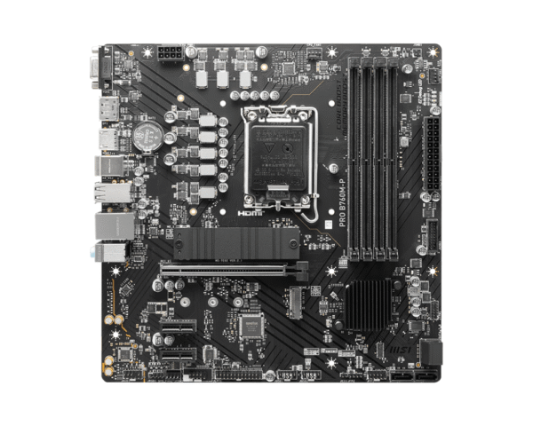 MSI Pro B760M-P DDR5 Intel 12/13/14th Gen microATX Motherboard - Image 3