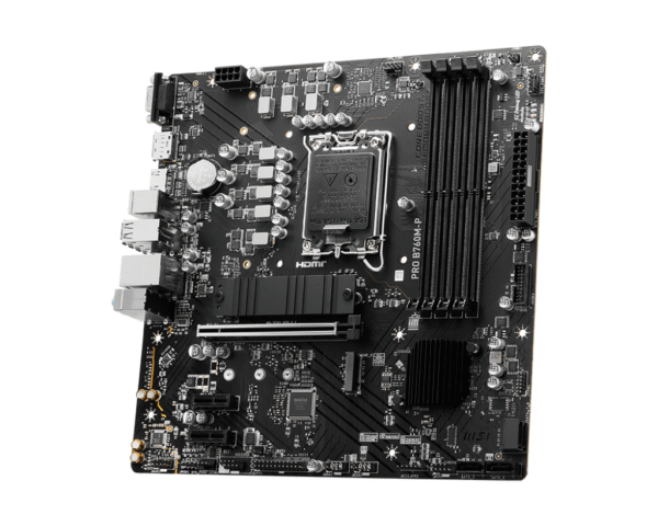 MSI Pro B760M-P DDR5 Intel 12/13/14th Gen microATX Motherboard - Image 4
