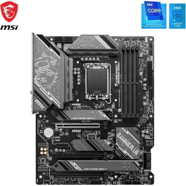 MSI Z790 Gaming Plus Wifi DDR5 Intel 12/13/14th Gen ATX Motherboard - Image 2